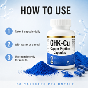 Capsule di Essenza Facciale al Peptidi di Rame <span class=keywords><strong>Blu</strong></span> - Capsule di Bellezza - Capsule di Peptidi di Rame <span class=keywords><strong>Blu</strong></span> GHK-CU - Product Image 6