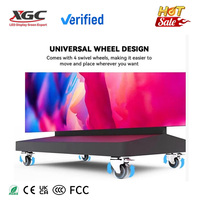 Dayanıklı Katlanabilir LED Ayaklı Poster Ekranı P1.86 HDR10+ 600CD Parlaklık Ofis Lobisi Kurumsal Bilgi Gösterge Paneli