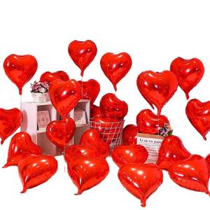 Red love Heart Shaped Foil Mylar <b>Balloons</b> Custom Globos Anniversary Valentine's Day Wedding <b>Decor</b> I love You 18 Inch <b>Balloon</b> - Product Image 5