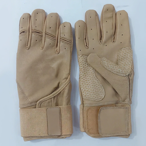 Gants de frappe pour baseball et softball QASWA SPORTS en cuir avec fermeture VELCRO, protection des mains ambidextre, nouveau style, design personnalisé - Product Image 1