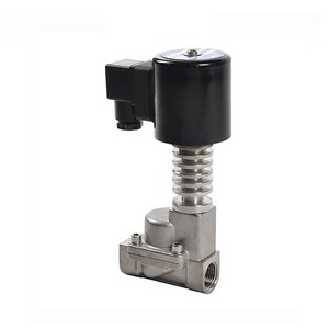 Válvula Solenoide COVNA Normalmente Cerrada de 1/2 Pulgada, de Pistón, de Acero Inoxidable, para Aceite a Alta Temperatura - Product Image 2