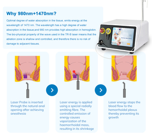 Uso médico Proctología Láser 1470 Proctología Estética Diodo Láser 980nm <span class=keywords><strong>Pilonidal</strong></span> <span class=keywords><strong>Sinus</strong></span> Laser - Product Image 6