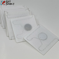 GSCLA601 35x35 GETSMART Étiquette de paiement RFID NFC double fréquence en papier pour blanchisserie