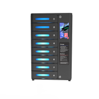 Y2 Power MIA Pre, Armario de Carga de 8 Compartimentos para Teléfonos Móviles, Gabinete de Carga Seguro, Compatible con Múltiples Idiomas para el Mercado Global