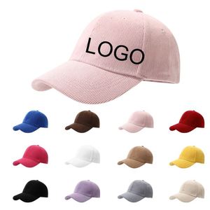 High Quality Sporty Unisex Custom 3D Embroidery Leopard Pattern Oxford Corduroy 6 Panel Curved Brim Baseball Cap - Product Image 1