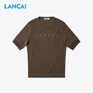 Lancai Stock Summer Men's Polyester/Cotton Fleece Washed Breathable Quick Dry O-Neck T-<b>Shirt</b> Top Casual Regular Fit Plus Size - Product Image 1