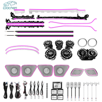 Kit de luces LED dinámicas y coloridas para el interior del coche, actualización de luz ambiental para Mercedes-Benz Clase A W177 2018-2024