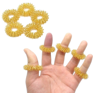Anillos de Acupresión para Dedos, Productos Nuevos de la India al por Mayor, Anillo Masajeador de Dedos Sujok, Anillos Estimuladores de Puntos de Acupuntura en los Dedos - Product Image 1