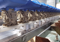 Weeg- en sorteermachine. Apparatuur voor het wegen en sorteren van oesters, kippenpoten, kippenvleugels, fruit, vlees en zeevruchten.
