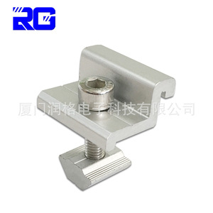 Pince de fixation solaire en aluminium anodisé 50 mm pour panneaux photovoltaïques - Product Image 3
