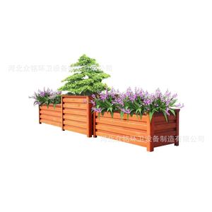 Jardinière extérieure en alliage d'aluminium Zhongming ZM-003 – Conteneur de plantation durable et contemporain pour medianes de rue - Product Image 1