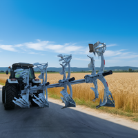 Charrue à socs hydraulique diesel LEROX Pioneer Series à 3 rangs entièrement montée avec engrenages et roulements, garantie 2 ans
