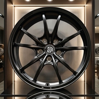 Nouvelles jantes forgées GUDE de dix mille tonnes pour Mercedes Audi, 17-23 pouces, en alliage d'aluminium sur mesure, finition noire 20mm/25mm