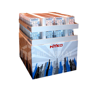 Présentoir de palettes en carton ondulé pliable écologique moderne pour gâteau - Product Image 1