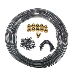 Sistema de nebulización para enfriamiento de patios con boquillas de microaspersión y manguera de PVC, control manual, efecto de nebulización fina - Product Image 1