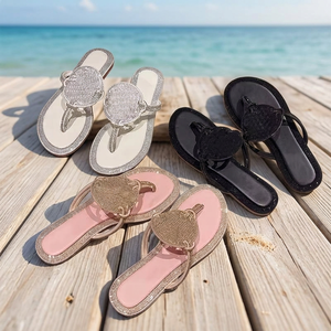 Mules en cuir pour femmes à bride à boucle, plates, imprimé léopard, bout ouvert, pour hiver, printemps, été, plage, décontractées, à enfiler - Product Image 1