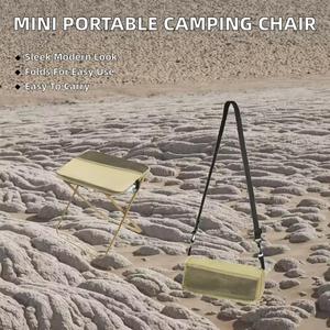 Portable Ultralight <b>Mini</b> Folding Chair Modern Outdoor Furniture Durable Eco-Friendly Pocket Camping Hiking Beach Park Travel - Product Image 2