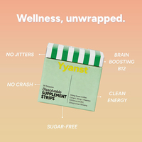 Extrait de café vert sans sucre de haute qualité, marque privée, enrichi en L-théanine et vitamines, réduit la fatigue et booste l'énergie, sous forme de bandelettes orales.