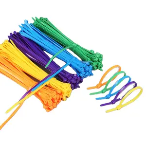 full sizes adjustable self-locking nylon 66 cable zip ties colorful Barrel tie self-locking cable ties