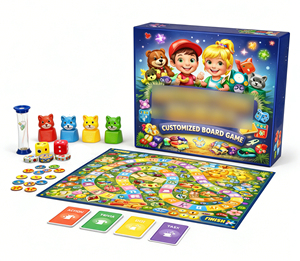 วัสดุเป็นมิตรกับสิ่งแวดล้อม รับผลิตบอร์ดเกมตามสั่ง พร้อมโลโก้ การ์ดเกม ของเล่นบนโต๊ะ พกพาสะดวก ทนทาน ความบันเทิงสำหรับครอบครัว ของแท้ - Product Image 6