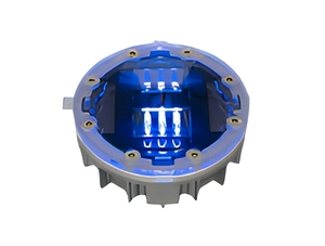 Luz solar LED para exteriores, impermeable, 10 LED, redonda <span class=keywords><strong>de</strong></span> 4 lados, para caminos, muelles, marcas, escalones, escaleras, jardines, suelos. - Product Image 1