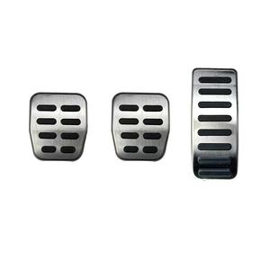Capuchons de pédales de <span class=keywords><strong>voiture</strong></span> en acier inoxydable pour embrayage, accélérateur <span class=keywords><strong>et</strong></span> <span class=keywords><strong>frein</strong></span> pour VW Polo Golf 4 Jetta MK4 Bora pour Skoda Fabia Car Styling - Product Image 1
