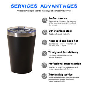 <span class=keywords><strong>Mug</strong></span> <span class=keywords><strong>isotherme</strong></span> à double paroi en acier inoxydable de 12 oz avec couvercle, <span class=keywords><strong>personnalisé</strong></span> avec logo, pour le bureau, l'extérieur et les voyages - Product Image 3