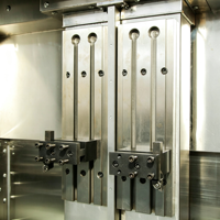 Tour CNC économique YH46A, double broche, double commande d'outils, barre max. 46 mm, pour pièces de quincaillerie de précision