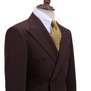 Высококачественный новый стильный костюм для мужчин, облегающие костюмы высшего качества для жениха, свадьбы, джентльмена - Product Image 2