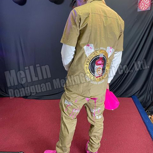 OEM Custom Logo Spring Track Pants Sweatsuit Suits <strong>Jogger</strong> Sets <strong>Work</strong> Pants Tracksuit for Men - Product Image 3