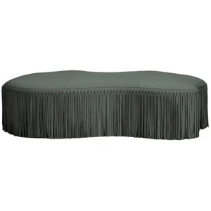 Hallie Coffee <b>Table</b> Laid-back boho style gets an elegant makeover in our Hallie, a round coffee <b>table</b> <b>covered</b> from top to bottom - Product Image 5