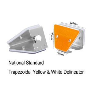 Réflecteurs de balisage routier de qualité supérieure, mini-réflecteurs de garde-corps et réflecteurs routiers haute intensité en aluminium avec protection IP68 - Product Image 1