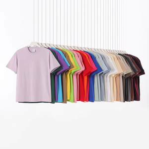 High-Quality 230G Heavyweight Cotton T-Shirt Loose Fit for Men Women Wholesale - Product Image 1