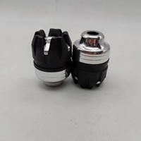 Accesorios de Modificación para Motocicleta Decoración CNC para Scooter Eléctrico Taza Anticaída con Estrella Tallada para Horquilla Delantera