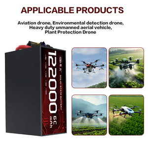 Самая выгодная 122000 мАч <span class=keywords><strong>6C</strong></span> 14s 51,8 V Li Ion аккумулятор картографическая батарея для Дронов - Product Image 3