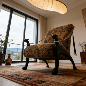 <span class=keywords><strong>Fauteuil</strong></span> d'appoint de luxe moderne à imprimé léopard, chaise individuelle rembourrée à motif animalier, meuble en forme de panthère pour salon - Product Image 5