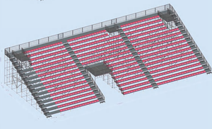 Asientos para Estadios de Fútbol al Aire Libre, Gradas para Canchas de Fútbol, Bancos con Andamios, Sillas para Gradas, Asientos para Tribunas de Estadios - Product Image 3
