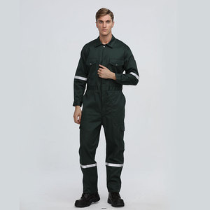 Overoles Ignífugos de Algodón, Corte Regular, Xk 14213, para Trabajadores de la Minería Petrolera y de la Construcción, Protección Contra Incendios - Product Image 1