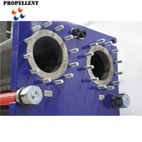 Échangeur de chaleur à plaques industriel, haute efficacité de transfert de chaleur pour le jus de canne à sucre et le refroidissement des liquides