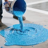 Peinture marbrée liquide, époxy haute résistance, sable coloré, écologique, certifiée RoHS, résistante à l'usure, imperméable, auto-nivelante