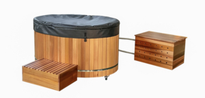 Bak mandi es kayu Cedar bak mandi air dingin terapi dingin - Product Image 2