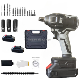 Cờ lê tác động không dây 20V, cấp độ <span class=keywords><strong>DIY</strong></span>, mô-men xoắn cao, không chổi than, kèm pin 3.0Ah, dụng cụ điện dùng cho công việc nặng - Product Image 2