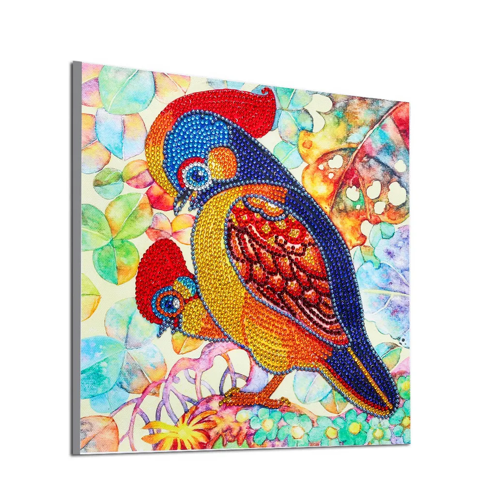 Special Shaped Diamond Painting Parrot DIY 5D Partial Drill Crystal Diamond Art Painting Fashion Wall Art Decorative Painting