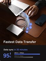 Kabel Hard Drive Eksternal untuk Seagate WD Toshiba USB C ke Micro B 10Gbps Kabel Cepat untuk MacBook Pro Air SSD Kamera