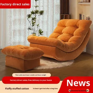 Lazy Sofa <strong>Recliner</strong> Rocking Chair Fabric Upholstery Metal Frame Leisure Lounge Adult Balcony Single Chair <strong>New</strong> Moon <strong>2026</strong> - Product Image 2