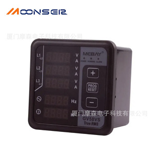 มิเตอร์วัดพลังงานไฟฟ้าแบบดิจิตอลสามเฟส Mcbay GV58VS พร้อมหน้าจอ LED แสดงแรงดัน กระแสไฟฟ้า และความถี่ สำหรับเครื่องกำเนิดไฟฟ้า - Product Image 3
