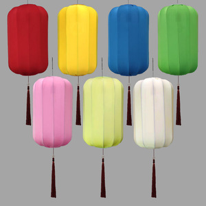 Đèn lồng LED vải phong cách Trung Hoa Đèn treo đầy màu sắc cổ điển cho bữa tiệc ngày lễ - Product Image 3