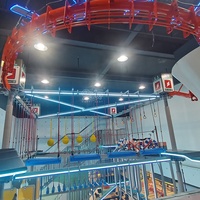 Parc d'aventure Fun City, norme européenne, personnalisable, mur d'escalade, parc d'aventure intérieur