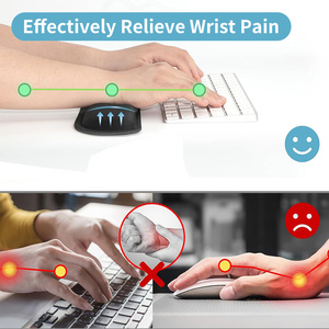 Bộ Nhớ Bọt Đặt Bàn Phím Cổ Tay Phần Còn Lại Pad Chuột Cổ Tay Đệm Hỗ Trợ, Có Thể Gập Lại Thiết Kế Bàn Phím Cổ Tay Phần Còn Lại - Product Image 2