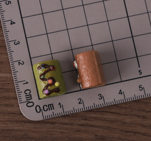 Miniatures de gâteaux roulés suisses réalistes en résine pour maison de poupée, accessoires de cuisine, fournitures de bricolage, vente en gros, fabricant - Product Image 3